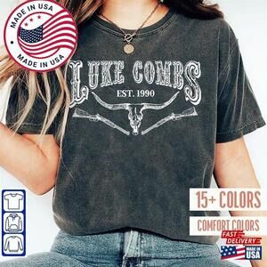 Luke Combs Est 1990 T-Shirt Tour   Country Music Shirt Classic